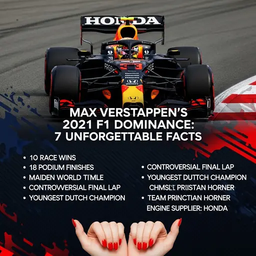 Max Verstappen's 2021 F1 Formula 1 championship statistics.