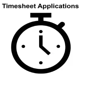Timesheet timer clock.