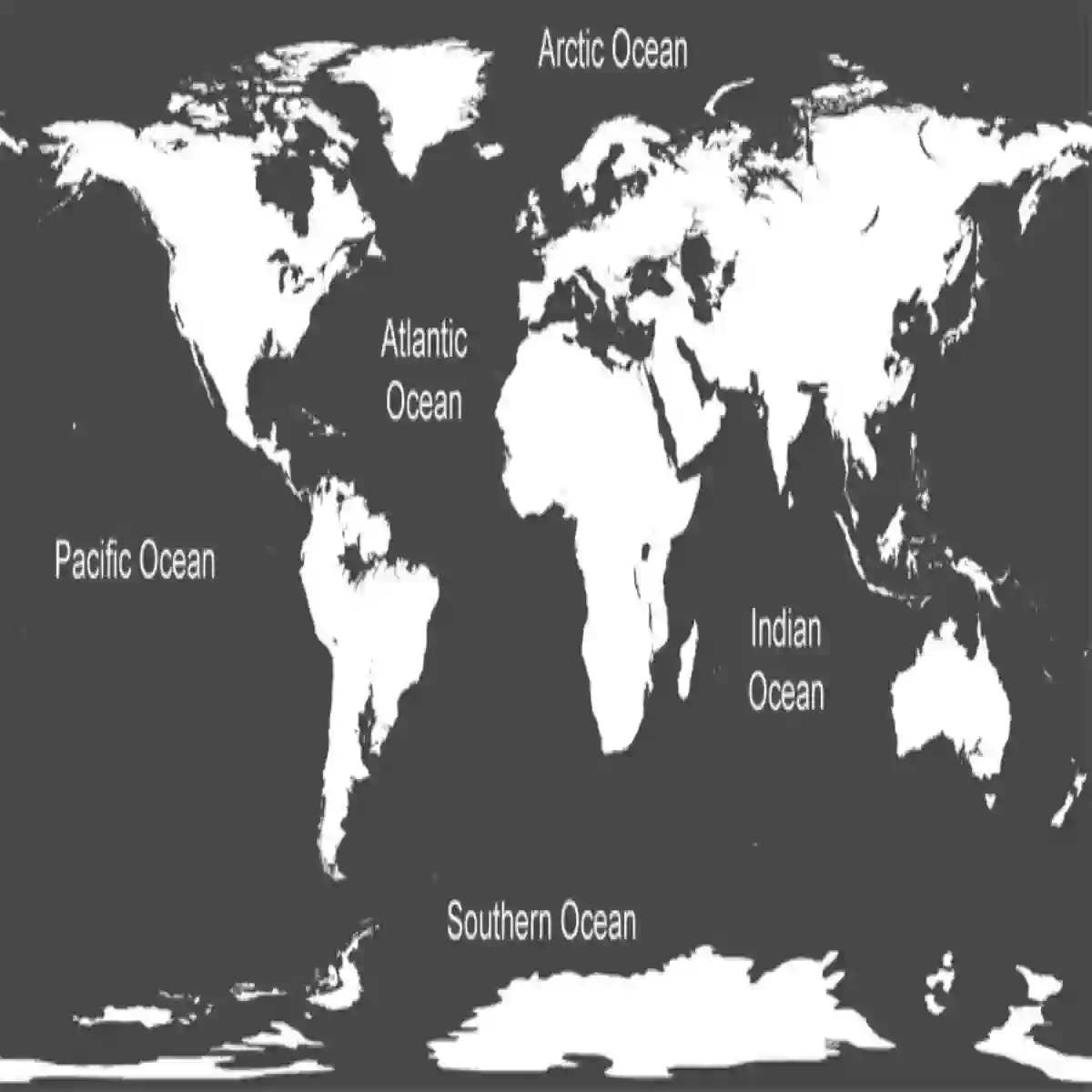 what are the 5 oceans