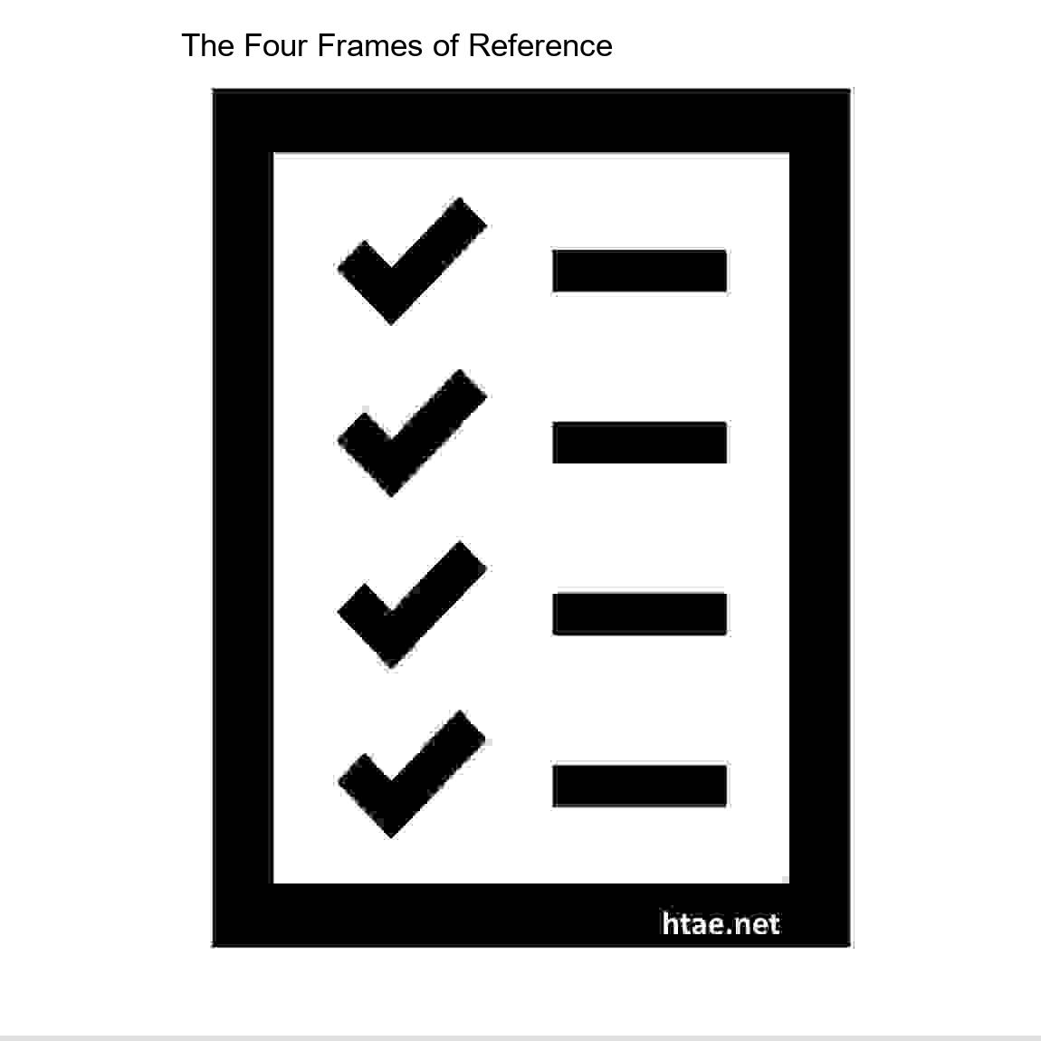 The Four Frames of Reference - List