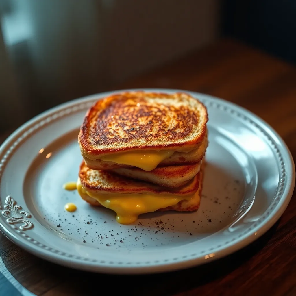 Fat Free Low Carb Microwave Grilled Cheese