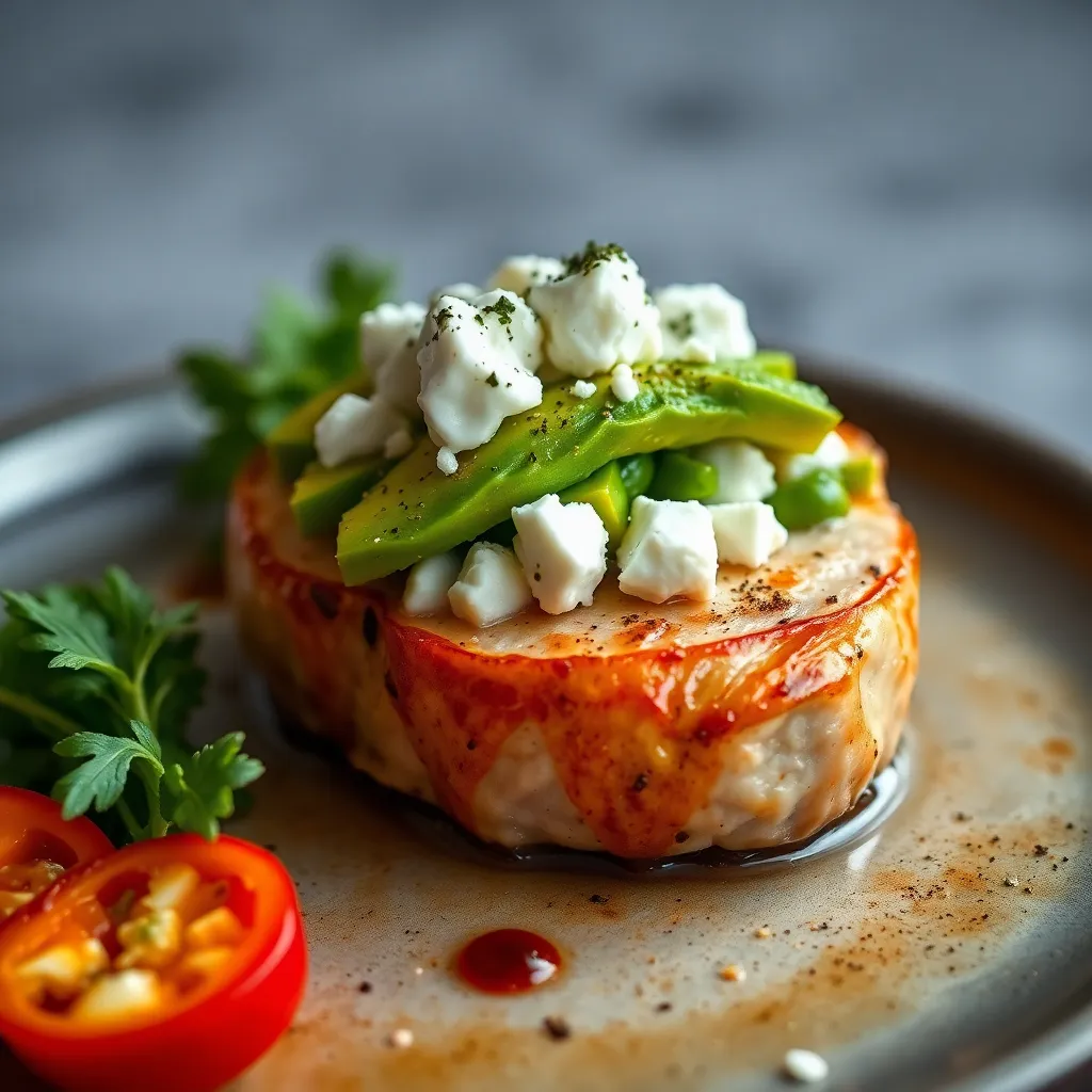 Stuffed Chicken Breast with Avocado and Feta