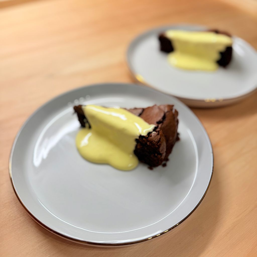 NOCI, CIOCCOLATO, ZABAIONE - Piatto dello Chef