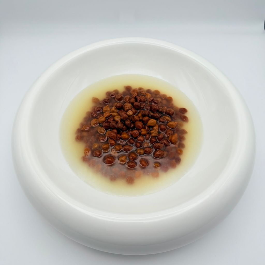 Ceci rossi, acqua di parmigiano, miso - Piatto dello Chef