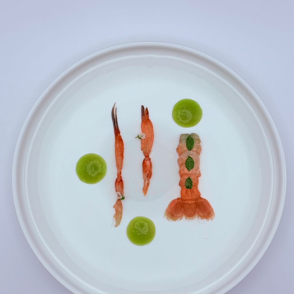 Scampo e gazpacho - Piatto dello Chef
