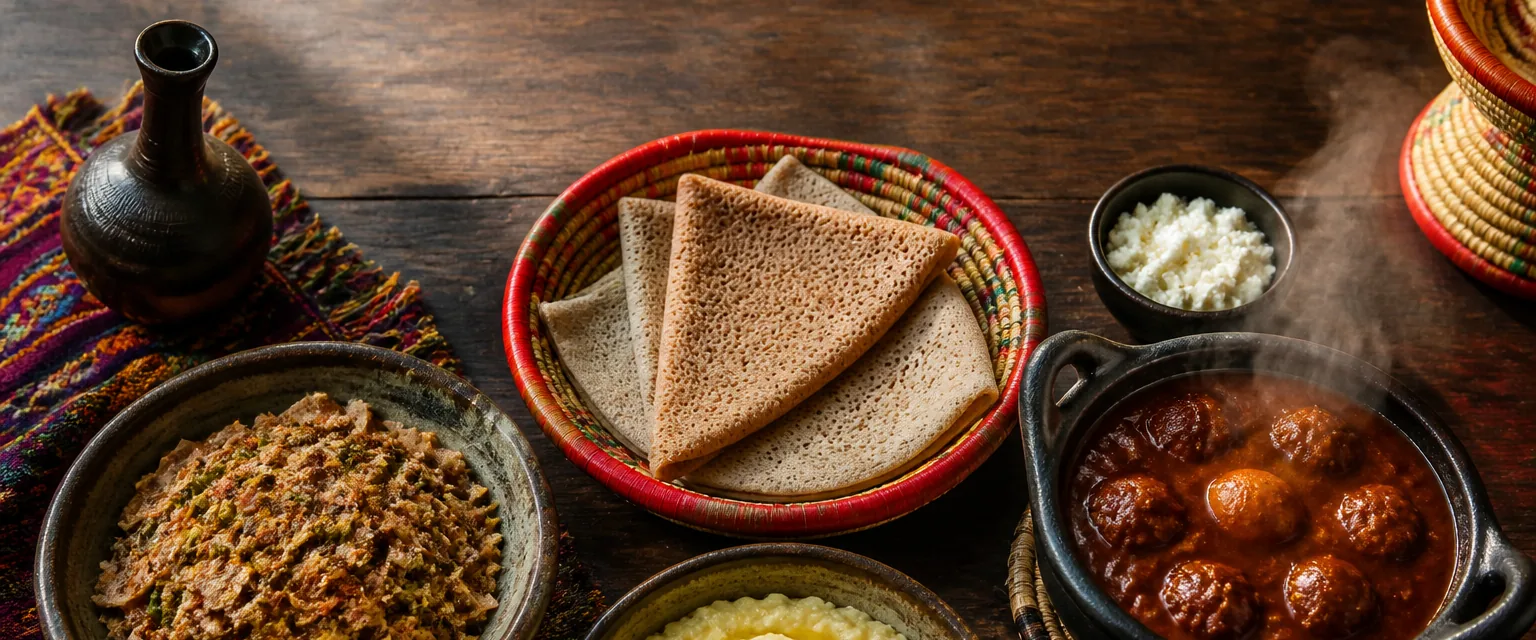 エチオピア料理のレシピ