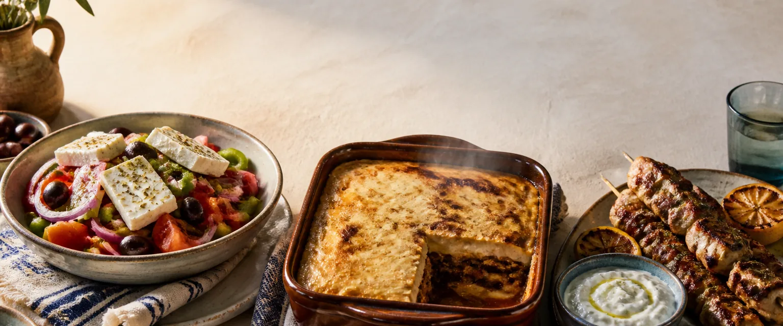 ギリシャ料理のレシピ