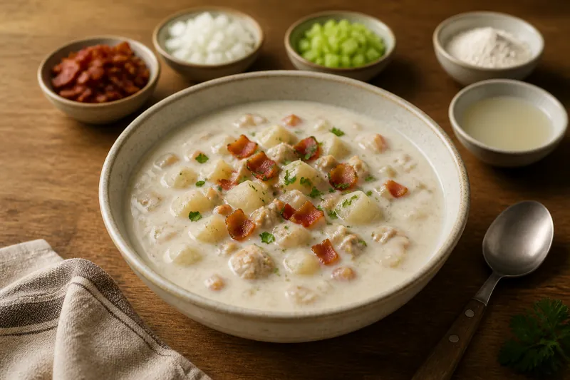 New England Clam Chowder — American — ChefSnap