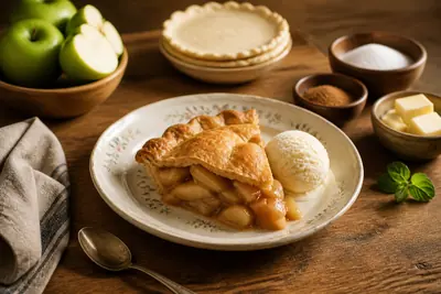 Tarta de Manzana Tradicional — estadounidenses — ChefSnap