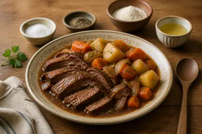 Asado de ternera estilo Yankee — estadounidenses — ChefSnap