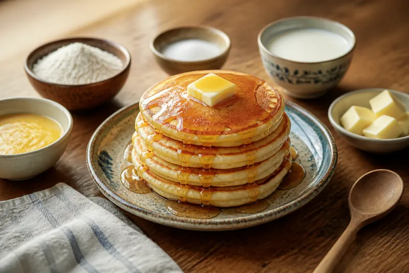 Fluffy Buttermilk Pancakes — Breakfast — ChefSnap