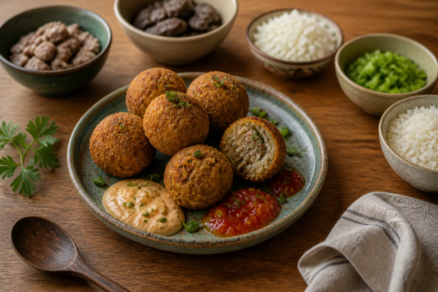 Bolas de boudin — cajún — ChefSnap
