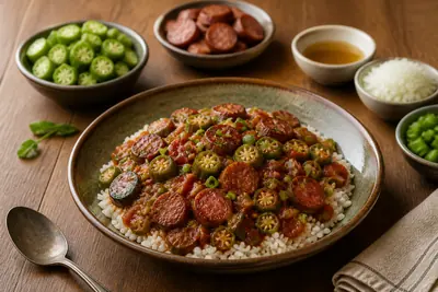 بامية مسبّكة — كاجونية — ChefSnap