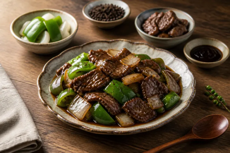 Cantonese Black Pepper Beef — Chinese — ChefSnap