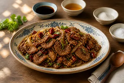 لحم ضأن بالكمون (زي ران يانغ رو) — صينية — ChefSnap