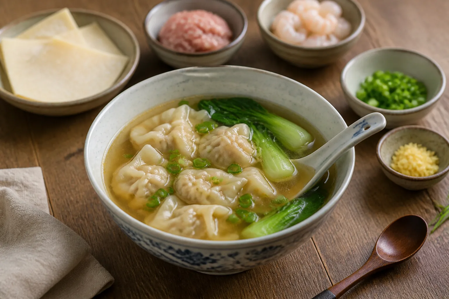Soupe aux wontons — chinoise — ChefSnap