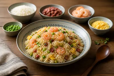 أرز يانغتشو المقلي — صينية — ChefSnap