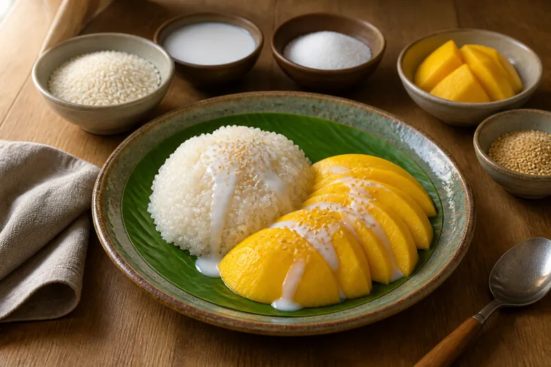 Thai Mango Sticky Rice — Dessert / Sweets — ChefSnap