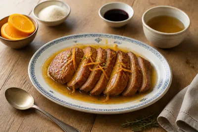 بط بالأورانج (Canard à l'Orange) — فرنسية — ChefSnap