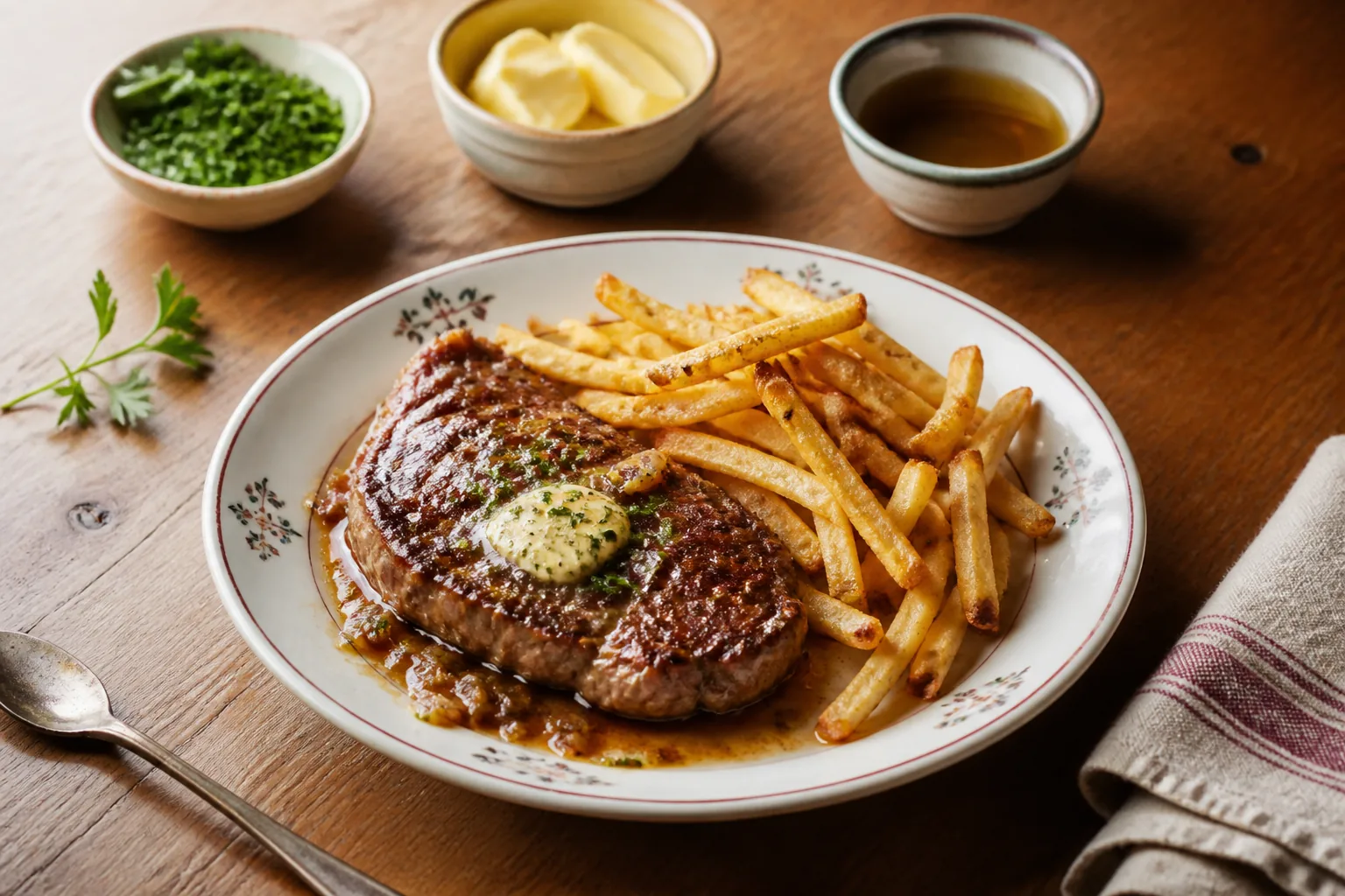 Steak frites — Frans — ChefSnap