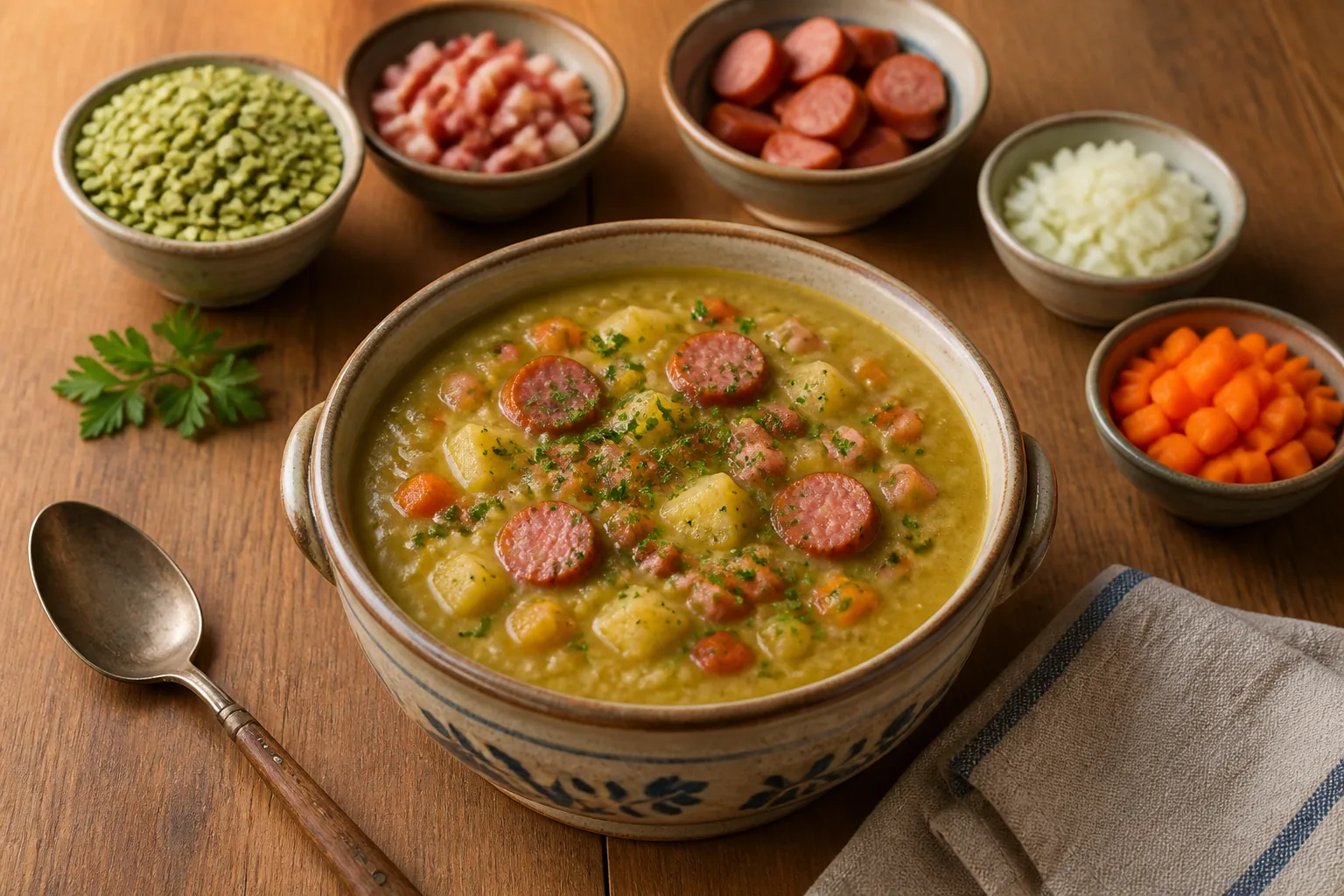 Erbsensuppe — Deutsch — ChefSnap