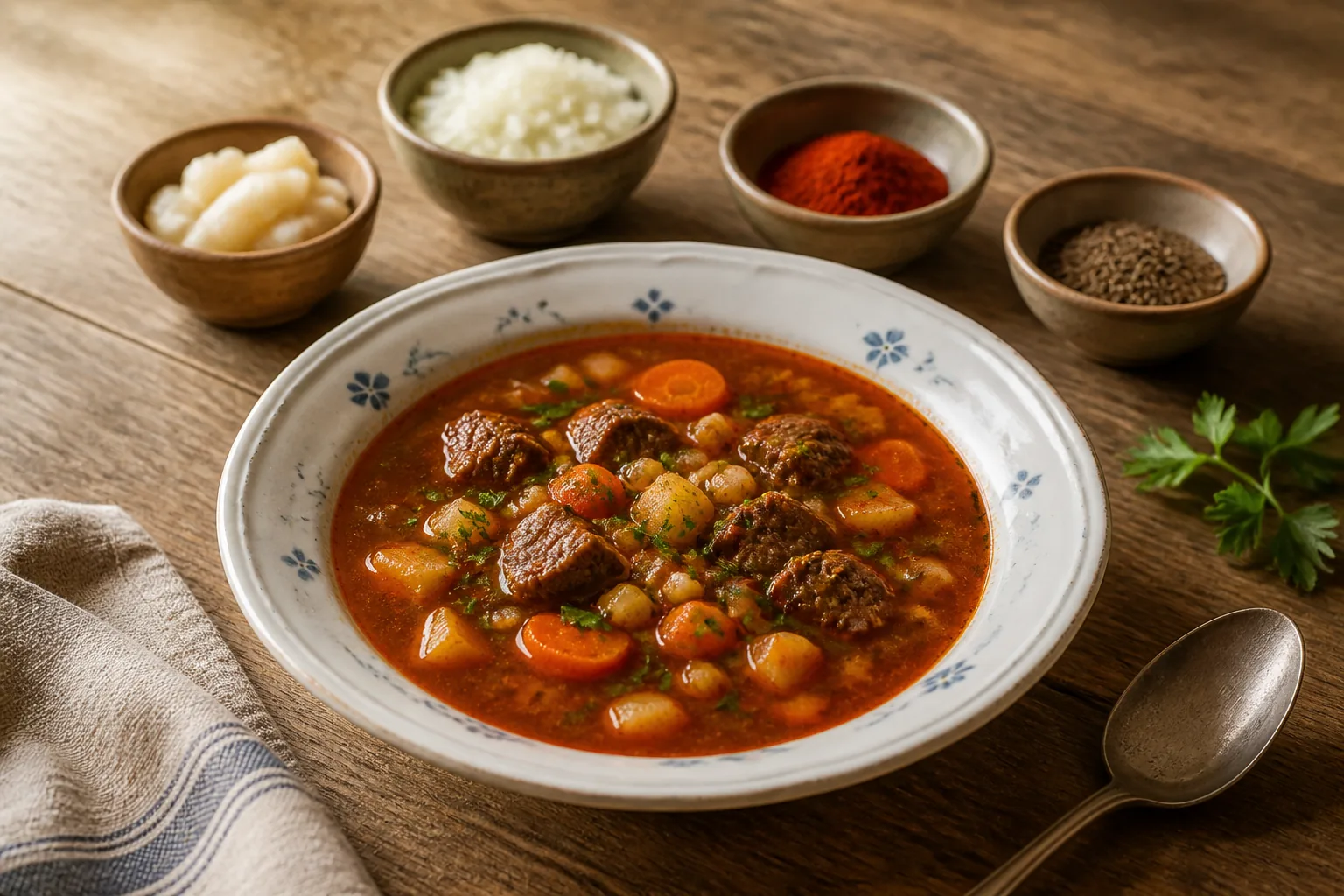 Gulyásleves — húngara — ChefSnap