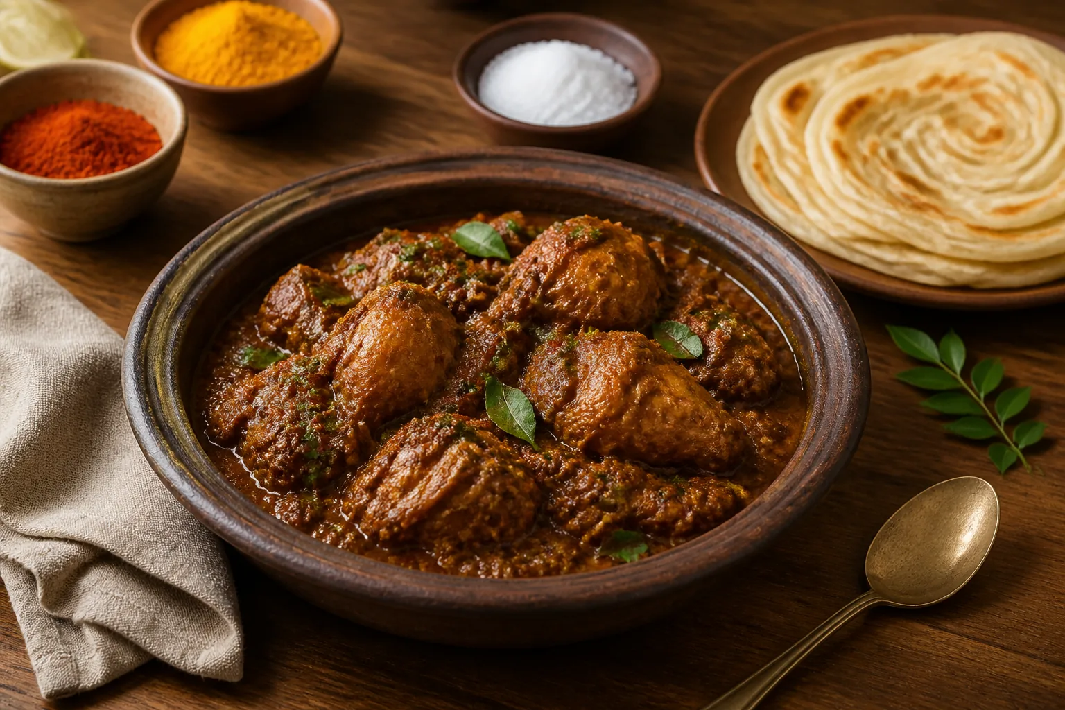 Chicken Chettinad — indiano — ChefSnap