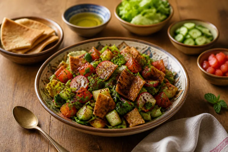 Fattoush — Lebanese — ChefSnap
