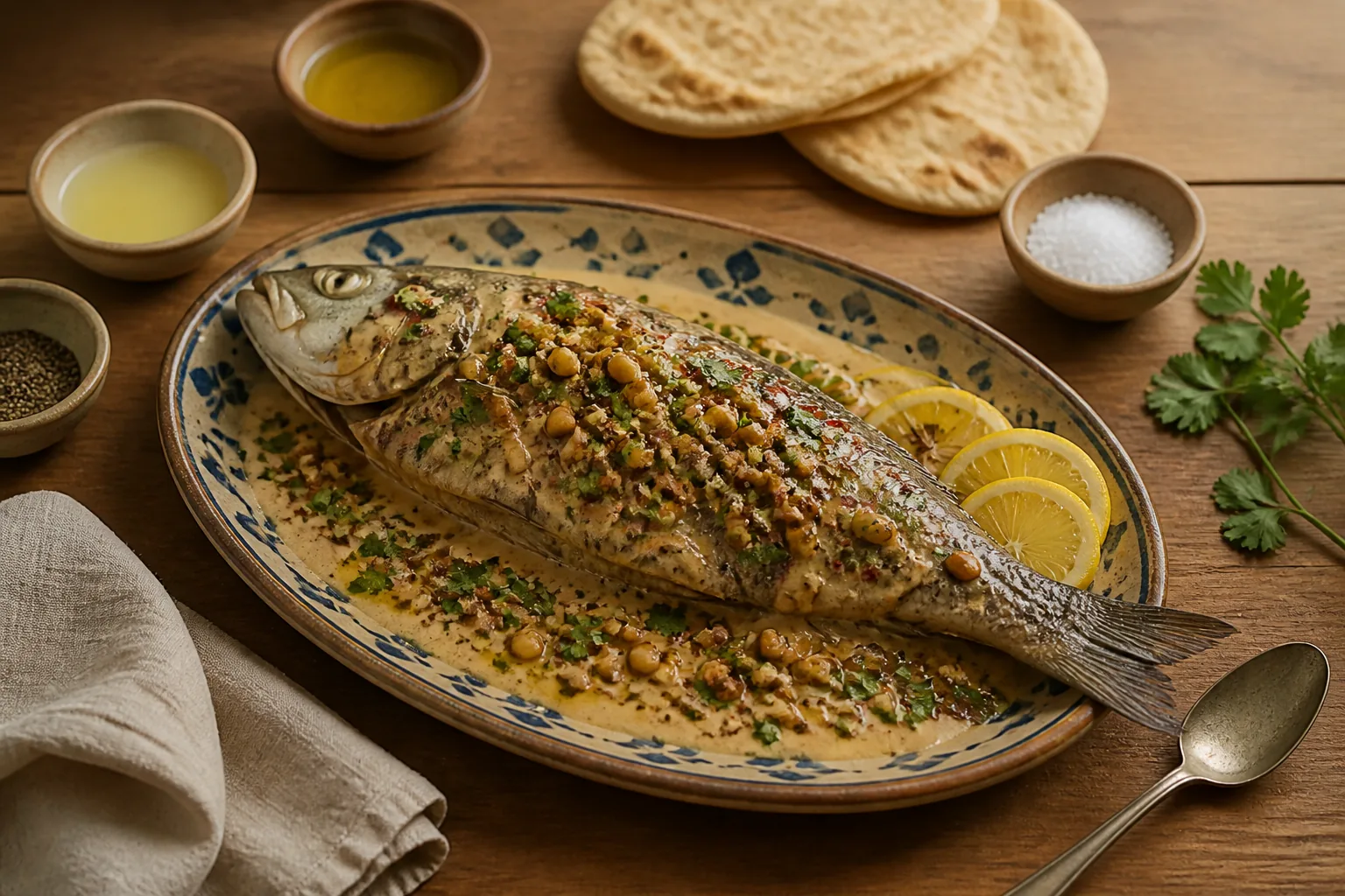 Samke Harra — Libanesisch — ChefSnap