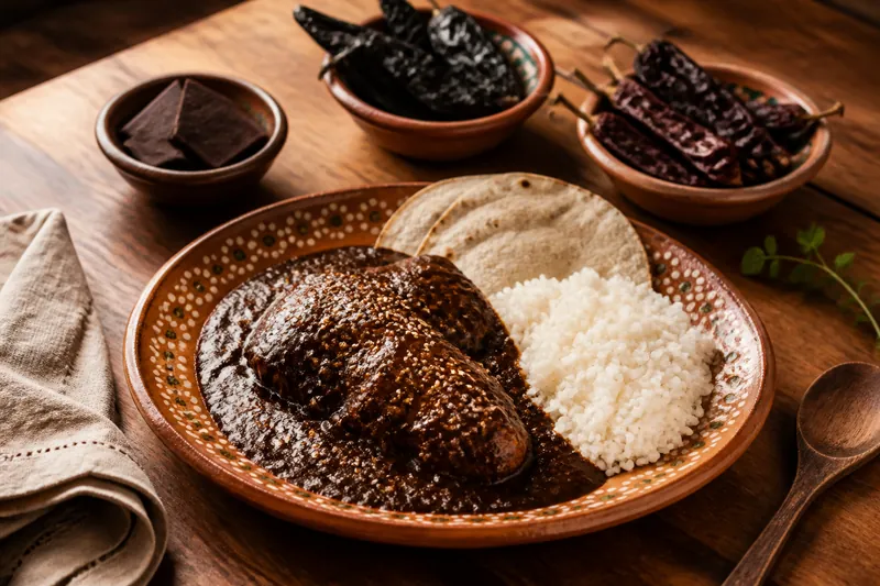 دجاج مولي بوبلانو — Mexican — ChefSnap