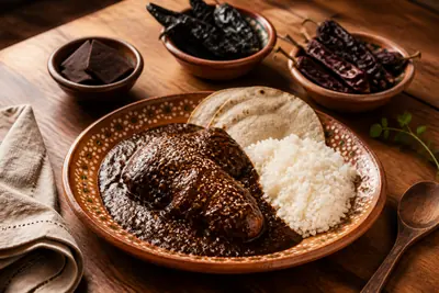 دجاج مولي بوبلانو — مكسيكية — ChefSnap
