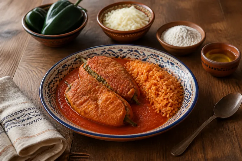 فلفل تشيلي محشو (Chiles Rellenos) — Mexican — ChefSnap