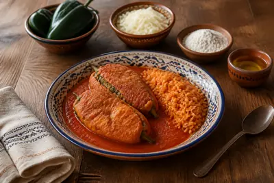 فلفل تشيلي محشو (Chiles Rellenos) — مكسيكية — ChefSnap