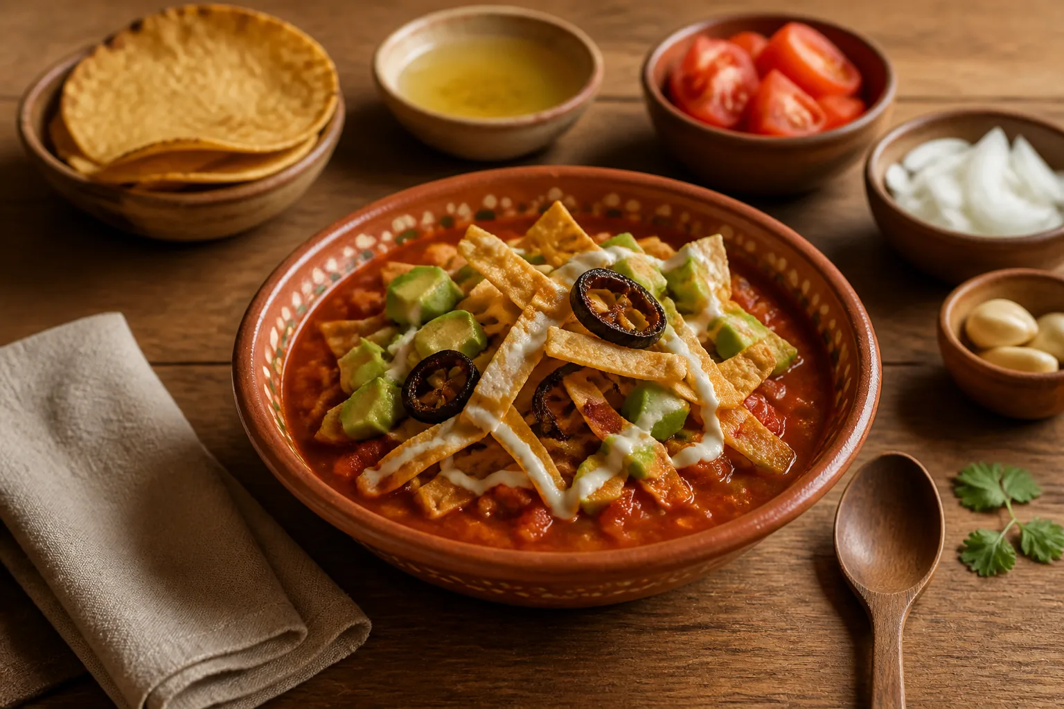 ソパ・デ・トルティーヤ — メキシコ料理 — ChefSnap