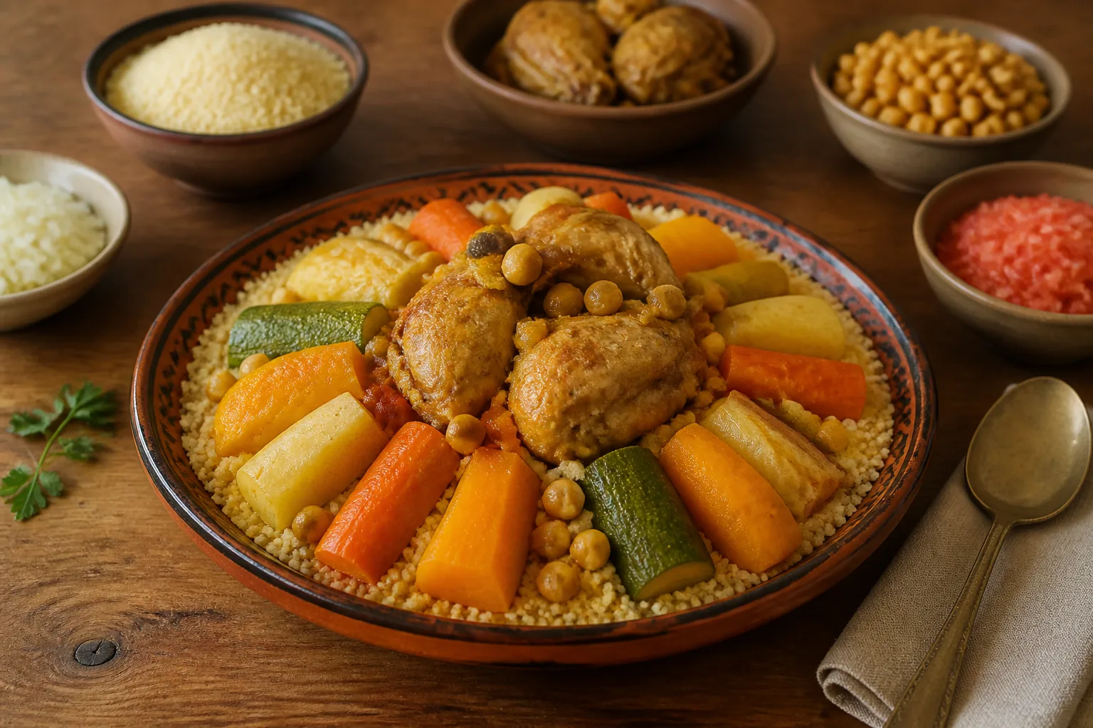 Couscous marocchino alle sette verdure — marocchino — ChefSnap