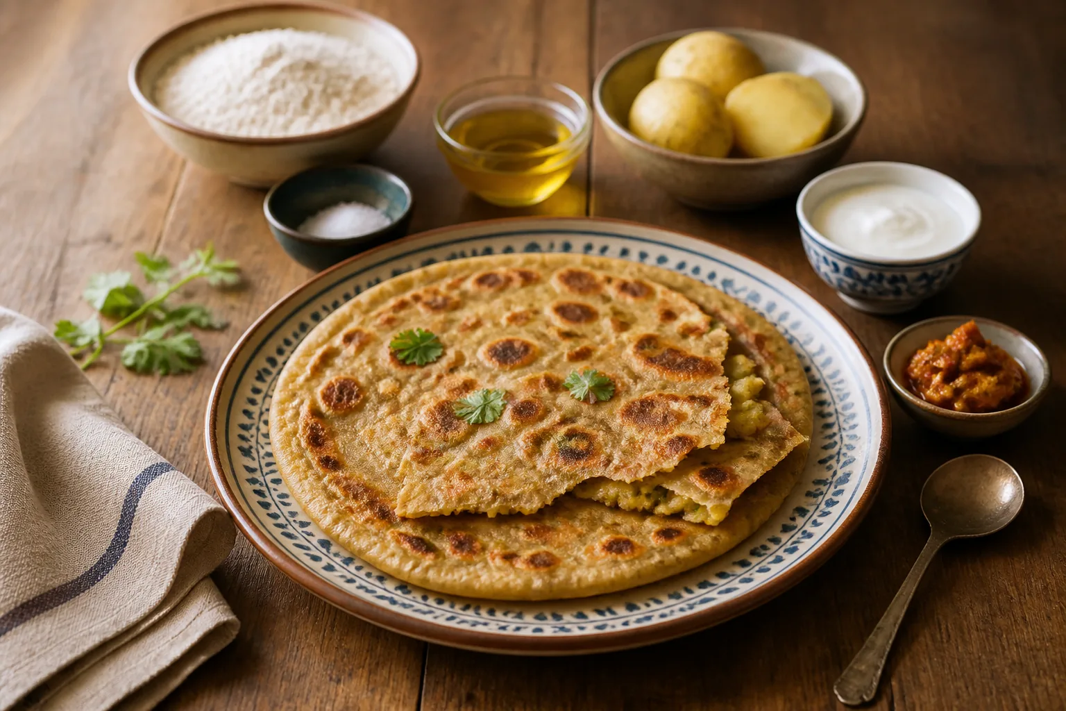 Aloo paratha — pakistanaise — ChefSnap