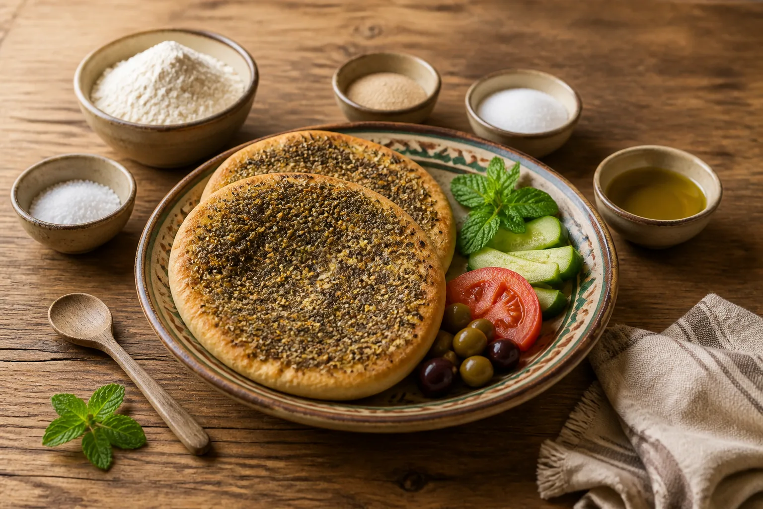 Manaqish Za'atar — Palästinensisch — ChefSnap