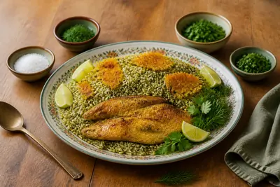 Sabzi Polo ba Mahi — Persian — ChefSnap