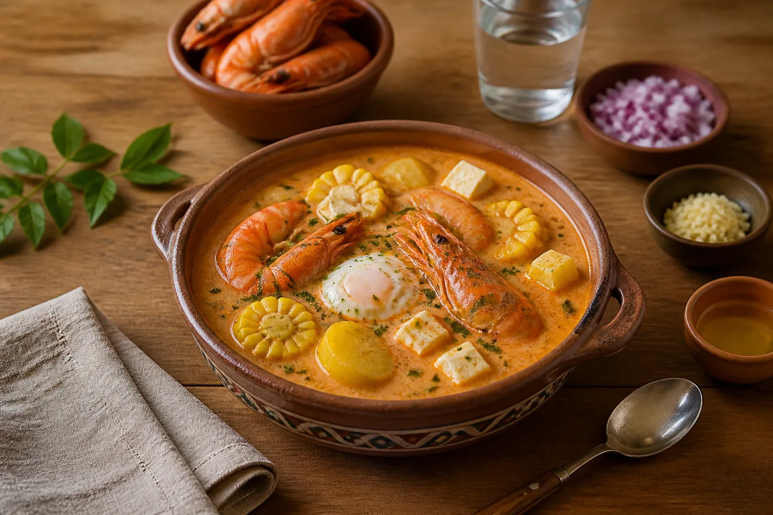 Chupe de camarones — Peruaans — ChefSnap