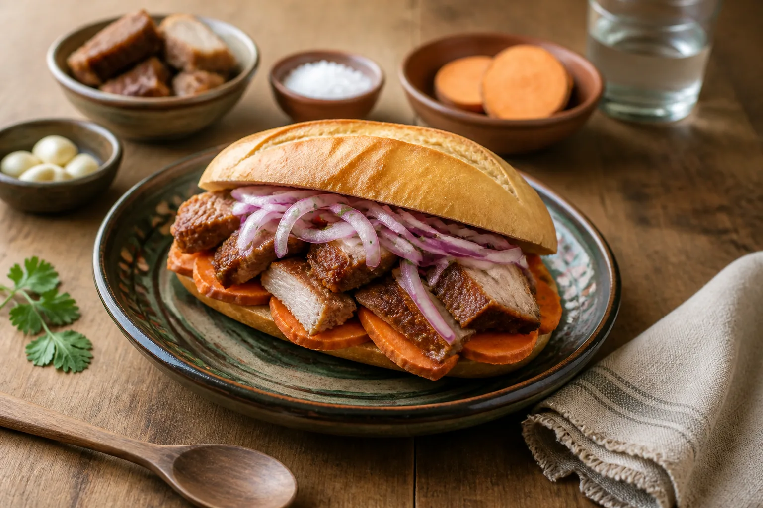 Pan con Chicharrón — Peruanisch — ChefSnap