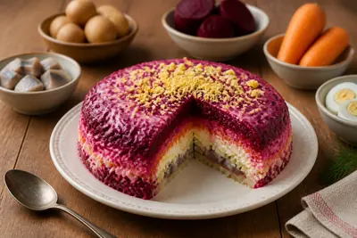 Seldka unter dem Pelzmantel — Russische — ChefSnap