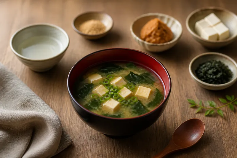 حساء الميسو التقليدي — Soup — ChefSnap