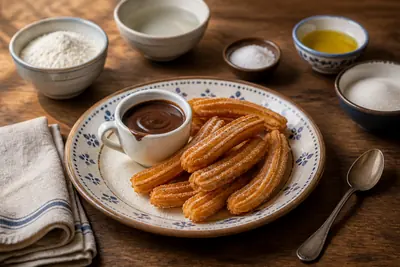 تشوروس بالشوكولاتة — أسبانية — ChefSnap