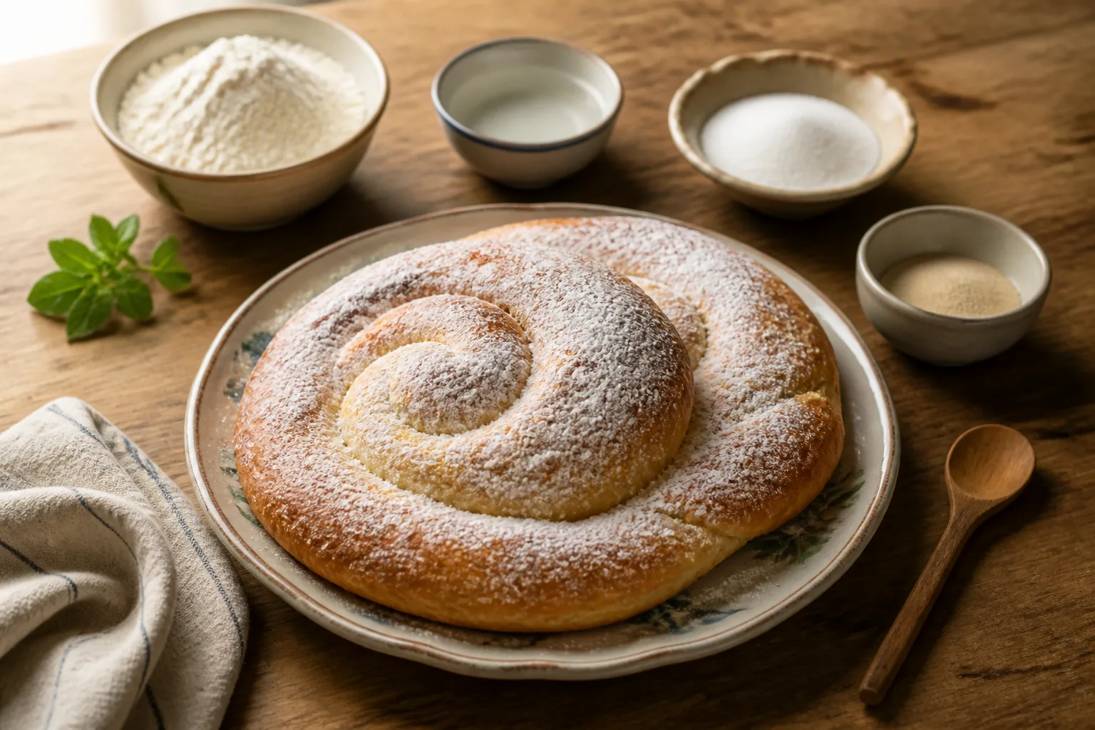 Ensaimada — espagnole — ChefSnap