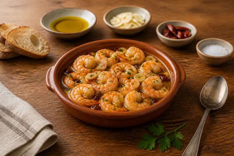Gambas al ajillo — Spanish — ChefSnap
