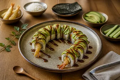 Dragon Roll — sushirecepten — ChefSnap