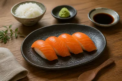 Salmon Nigiri — sushirecepten — ChefSnap