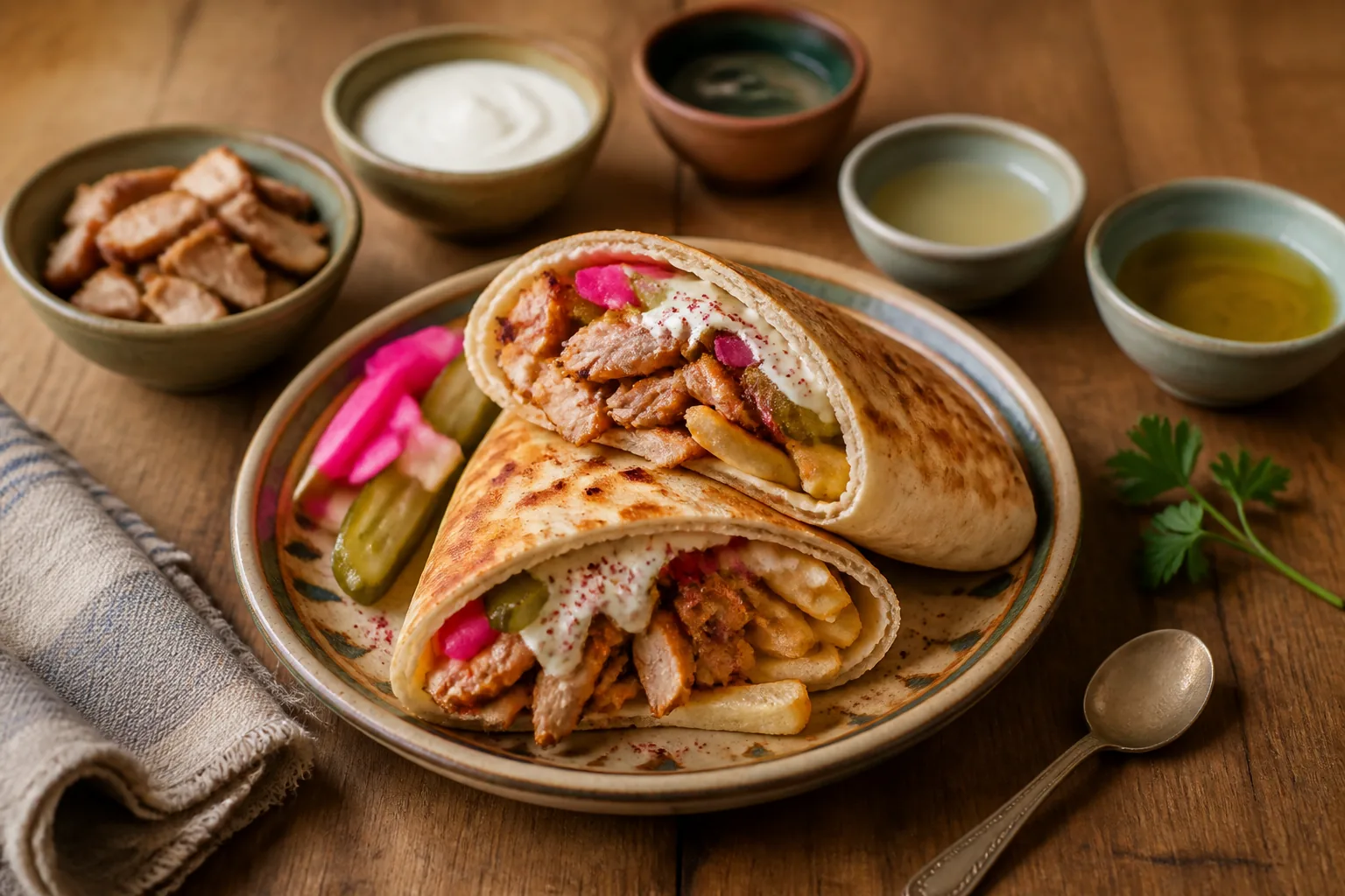 Shawarma di pollo siriana — siriano — ChefSnap
