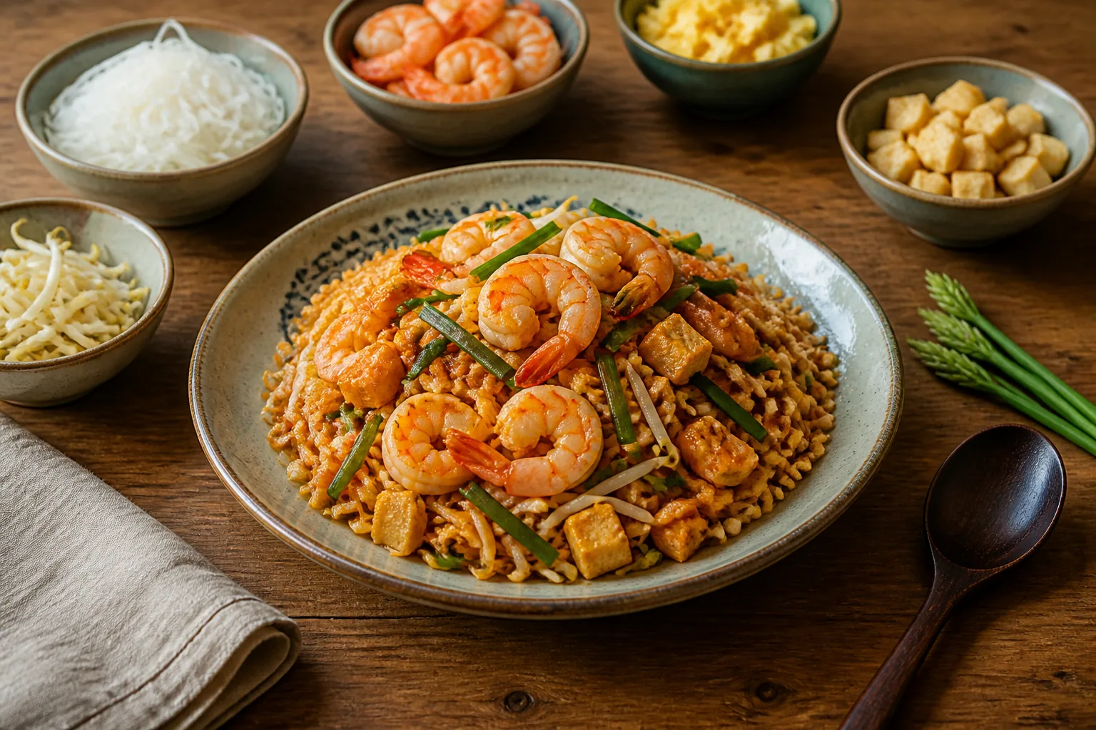Classic Pad Thai with Shrimp — Thai — ChefSnap