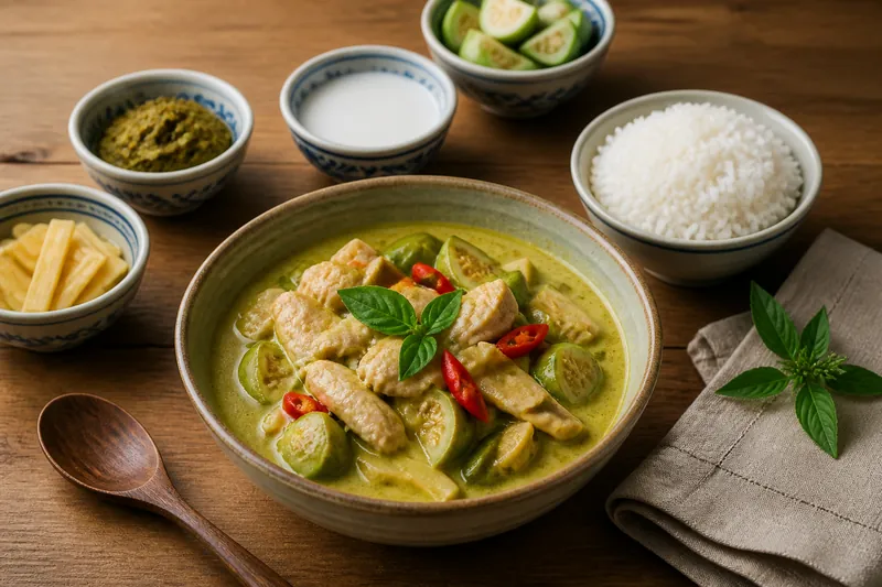 Thai Green Curry with Chicken — Thai — ChefSnap